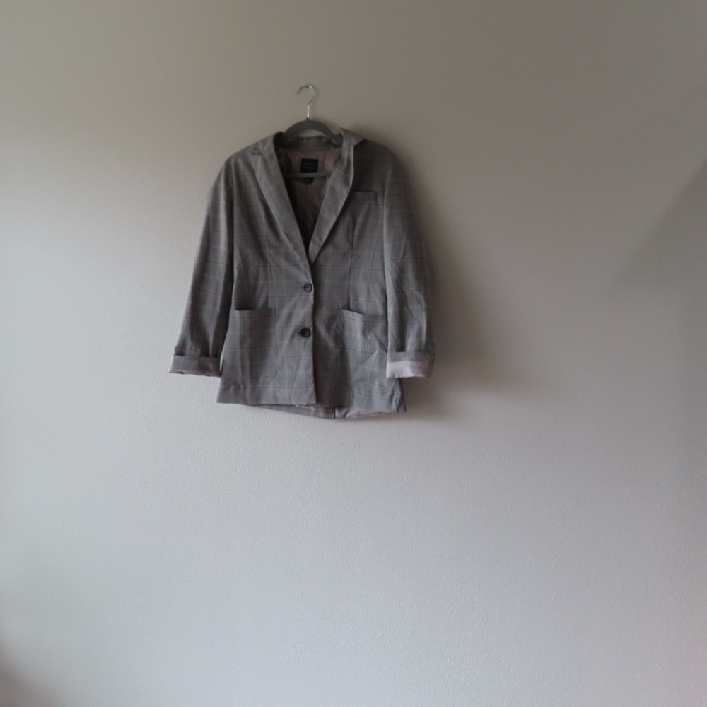 Forever 21 Contemporary Plaid Blazer Size Small - Picture 11 of 11